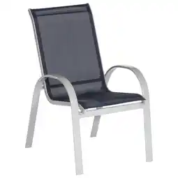 Möbelix Gartensessel 2er-Set Stapelbar Amalfi Metall/Textil Angebot