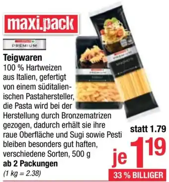 Maximarkt Teigwaren Angebot