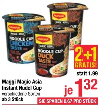 Maximarkt Maggi Magic Asia Instant Nudel Cup Angebot