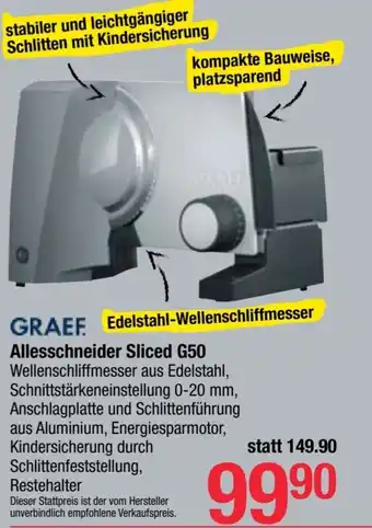 Maximarkt Allesschneider Sliced G50 Angebot