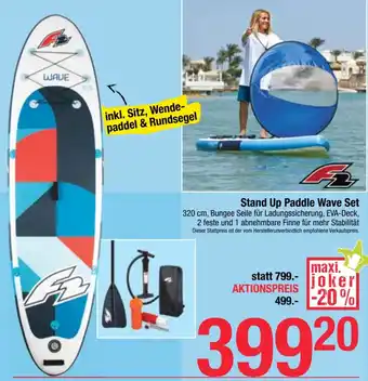 Maximarkt Stand Up Paddle Wave Set Angebot
