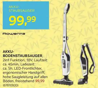 Möbelix Akku-Bodenstaubsauger Angebot