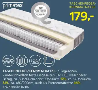 Möbelix Taschenfederkernmatratze Angebot