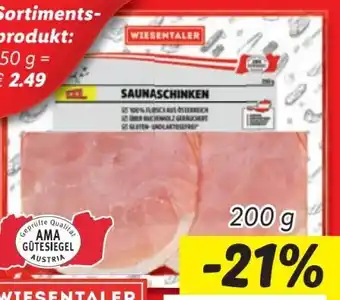 Lidl Saunaschinken Angebot