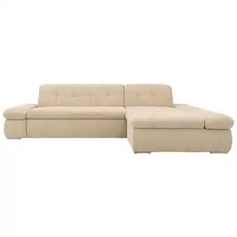 XXXLutz Ecksofa in Mikrofaser Beige Angebot