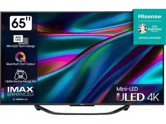 Media Markt Hisense 65U7KQ 65 Zoll Mini LED 4K Smart TV Mini LED TV Angebot