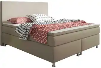 Möbelix Boxspringbett mit Topper 180x200 cm King Size Angebot