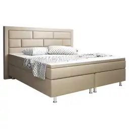 Möbelix Boxspringbett mit Topper Lederlook 180x200 Nizza Angebot