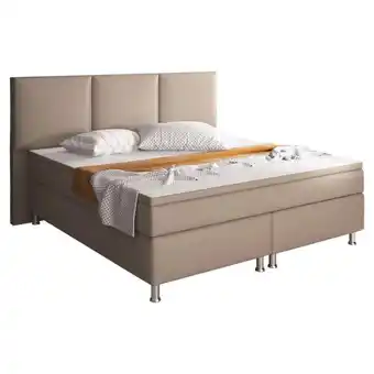 Möbelix Boxspringbett mit Topper Lederlook 180x200 Oslo Angebot