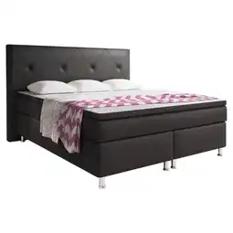 Möbelix Boxspringbett mit Topper Lederlook 180x200 Oxford Angebot