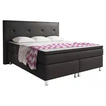 Möbelix Boxspringbett mit Topper Lederlook 180x200 Oxford Angebot