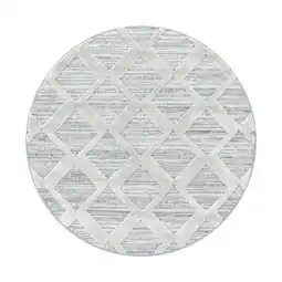 Möbelix Webteppich Grau Pisa Rund Ø 160 cm Angebot