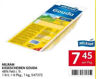Transgourmet MILRAM KÄSESCHEIBEN GOUDA Angebot