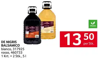 Transgourmet DE NIGRIS BALSAMICO Angebot