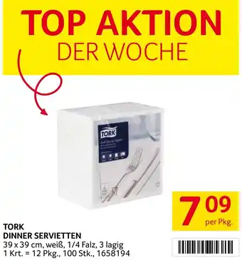 Transgourmet TORK DINNER SERVIETTEN Angebot