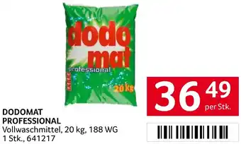 Transgourmet DODOMAT PROFESSIONAL Angebot