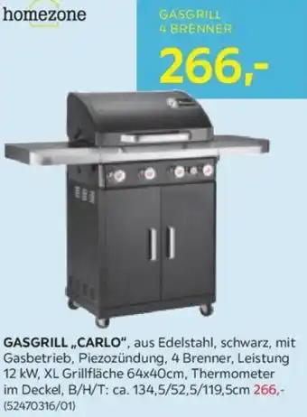 Möbelix GASGRILL CARLO Angebot