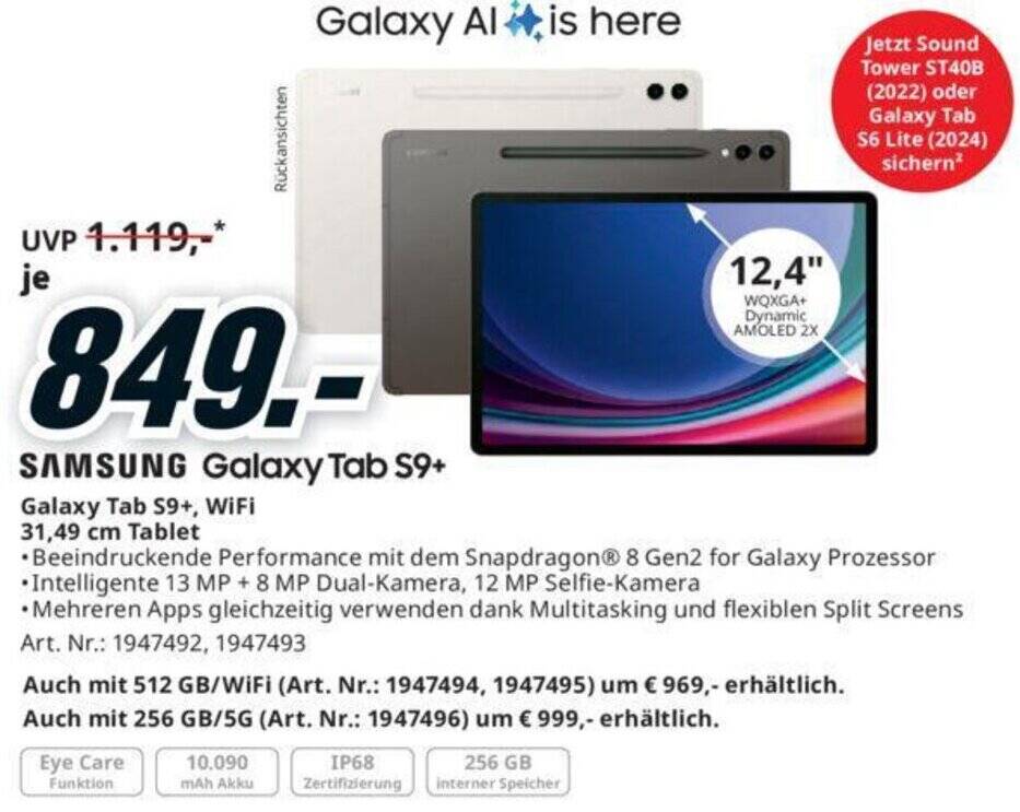 Alle Samsung Tablet Angebote Finden und entdecken Sie das günstigste