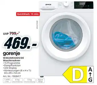 Media Markt gorenje Waschtrockner Angebot