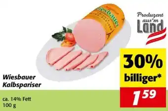 Nah&Frisch Wiesbauer Kalbspariser 100g Angebot