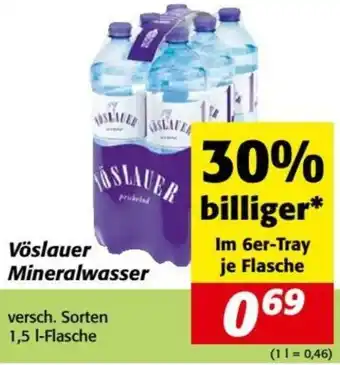 Nah&Frisch Vöslauer Mineralwasser Angebot