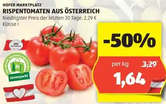 Hofer RISPENTOMATEN Angebot