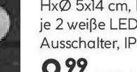 Hellweg Flector Garten LED-Solar-Bodeneinbauleuchte rund Angebot