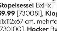 Haveson Stapelsessel Atlanta anthrazit