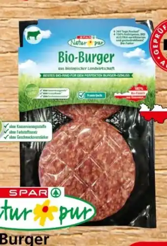 Eurospar Bio-Burger Angebot