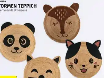 Hofer Teppich Tierformen Angebot