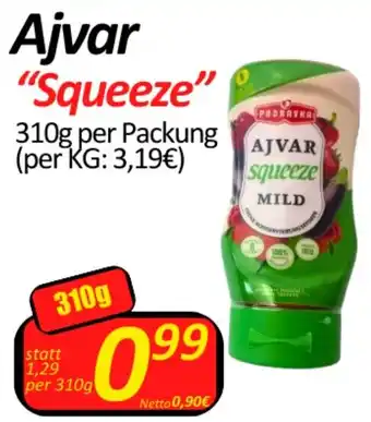 Wurstico Ajvar "Squeeze" 310g Angebot