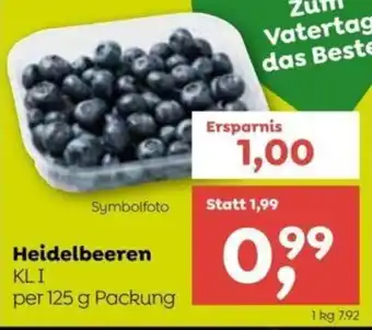 ADEG Heidelbeeren 125g Angebot