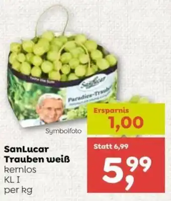 ADEG SanLucar Trauben weiß Angebot