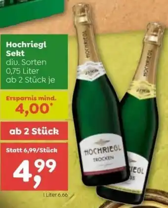 ADEG Hochriegl Sekt div. Sorten 0.75 Liter Angebot