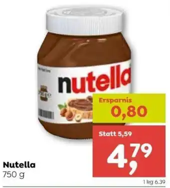 ADEG Nutella 750 g Angebot