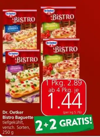 Spar Dr. Oetker Bistro Baguette 250g Angebot