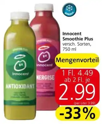Spar Innocent Smoothie Plus 750ml Angebot