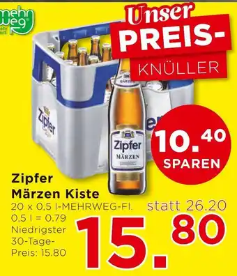 Unimarkt Zipfer Märzen Kiste 0.5 l Angebot