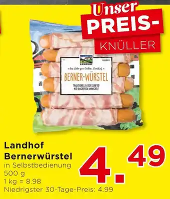 Unimarkt Landhof Bernerwürstel 500g Angebot