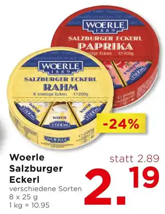 Unimarkt Woerle Salzburger Eckerl 8x25g Angebot