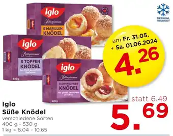 Unimarkt iglo Süße Knödel 400g- 530g Angebot