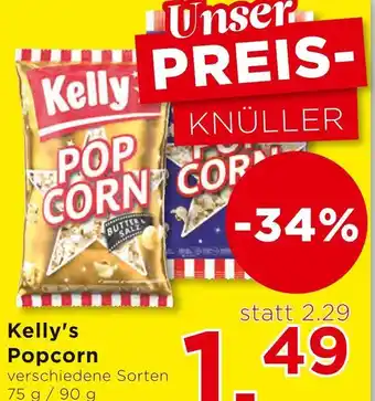 Unimarkt Kelly's Popcorn 75g/ 90g Angebot