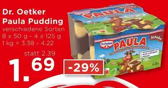 Unimarkt Dr. Oetker Paula Pudding 8x50g Angebot