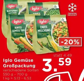 Unimarkt iglo Gemüse Großpackung Angebot