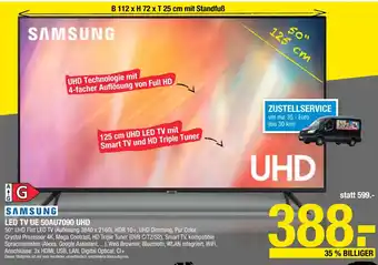 Maximarkt LED TV UE 50AU7090 UHD Angebot