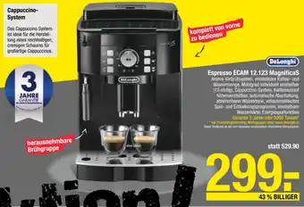 Maximarkt Espresso Ecam 12.123 MagnificaS Angebot