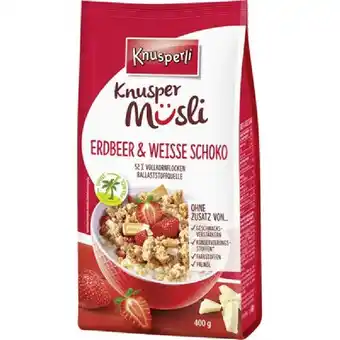 PENNY Knusperli Knuspermüsli Erdbeer & weiße Schoko Penny 400 Gramm 1 Packung Angebot