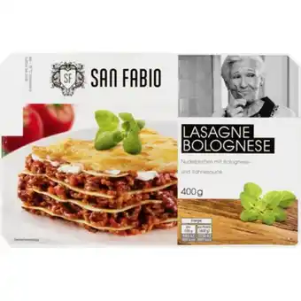 PENNY San Fabio Lasagne Bolognese Penny 400 Gramm 1 Packung Angebot