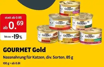 Das Futterhaus GOURMET Gold 100g Angebot