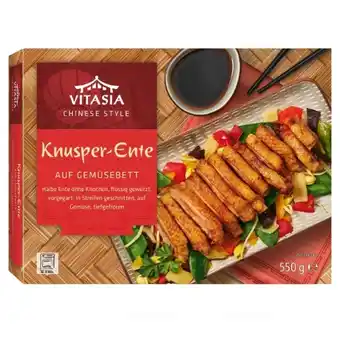 Lidl Vitasia Knusper-Ente auf Gemüsebett Lidl 550 Gramm 1 Packung Angebot